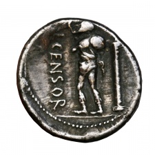 Római Köztársaság L. Marcius Censorinus Denár L.CENSOR Róma