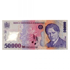 Románia 50000 Lei Bankjegy 2001 P113a
