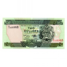 Salamon-szigetek 2 Dollár Bankjegy 1997 P18