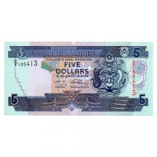 Salamon-szigetek 5 Dollár Bankjegy 2006 P26a