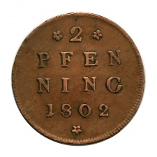 Salzburg 2 Pfenning 1802