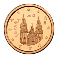 Spanyolország 1 EURO Cent 2012 M PP
