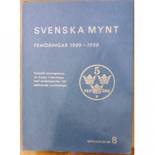 Svéd érme gyűjtői album 5 Öre 1909-1950