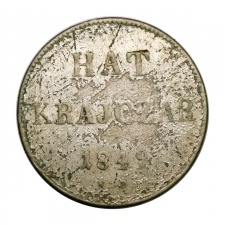 Szabadságharc 6 Krajcár 1849 N-B F