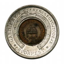 Szerencse pénz 1 Fillér 1901 Gaedickea Bankház Budapest