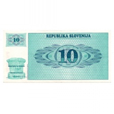 Szlovénia 10 Tolar Bankjegy 1990 P4a