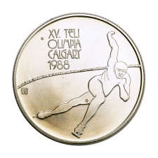 Téli Olimpia Calgary 1988 ezüst 500 Forint 1986 BU