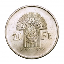 Tízéves a Forint 1956 sorozat 10-20-25 Forint 