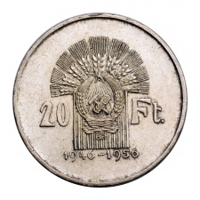 Tízéves a Forint 20 Forint 1956