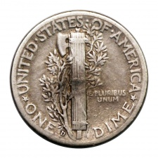 USA 1 Dime 1945 D