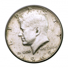 USA Kennedy 1/2 Dollár 1968 D