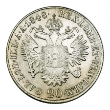 V. Ferdinánd 20 Krajcár 1848 E