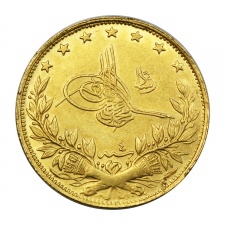 V. Mehmed 100 Kurush 1912 AH 1327/4