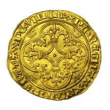 VI. Károly arany Ecu d'or 1380-1422