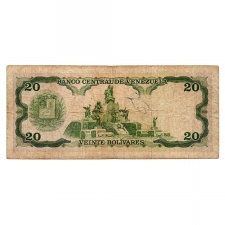Venezuela 20 Bolivár Bankjegy 1995 P63e