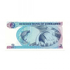 Zimbabwe 2 Dollár Bankjegy 1983 P1b