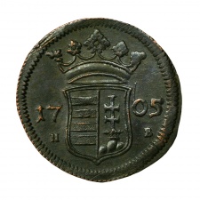 II. Rákóczi Ferenc X Poltura 1705 N-B