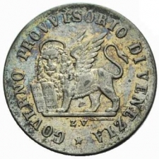 1848 Szabadságharc Velence 15 centesimi