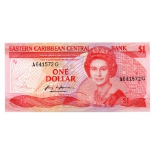 Kelet-karibi Államok 1 Dollár Bankjegy 1985-1988 P17g