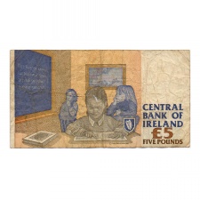 Írország 5 Font Bankjegy 1996 P75b