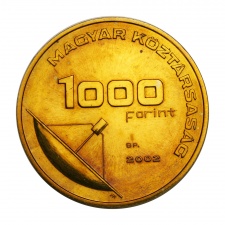 ÜZENET érme 1000 Forint 2002