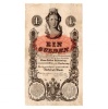 1 Gulden bankjegy 1858
