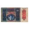 10 Korona Bankjegy 1915 Deutschösterreich felülbélyezéssel G-VG