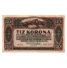 10 Korona Államjegy 1920 VF