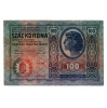 100 Korona Bankjegy 1912 VG