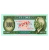 1000 Forint Bankjegy 1996 F sorozat MINTA