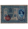 1000 Korona Bankjegy 1902 Magyarország felülbélyegzéssel G-VG
