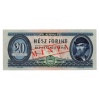 20 Forint Bankjegy 1957 MINTA lyukasztás és bélyegzés C137