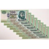 200 Forint Bankjegy 2001 FB 0000001-08 legalacsonyabb sorszámok