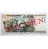 2000 Forint Bankjegy 2013 MINTA