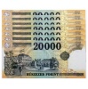 20000 Forint Bankjegy 2015 GB-GH nagyon alacsony azonos sorszám