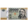 20000 Forint Bankjegy 2016 GS UNC forgalmi sorszám