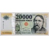 20000 Forint Bankjegy 2016 MINTA nagyon alacsony sorszám