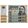 20000 Forint Bankjegy 2020 MINTA nagyon alacsony sorkövető 3db