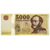 5000 Forint Bankjegy 2017 BB UNC forgalmi sorszám