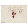 1867-es 15 Krajcáros ajánlott levélen EPERJES bélyegzéssel 