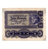 Ausztria 10 Korona Bankjegy 1922 aXF