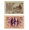 Ausztria Notgeld Aschach a.d. Steyr 10-20 Heller 1920
