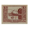 Ausztria Notgeld Nussdorf am Attersee 10 Heller 1920