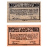 Ausztria Notgeld Sankt Florian 10-20 Heller 1920