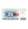 Bosznia-Hercegovina 25000 Dinár Bankjegy 1993 P54b Travnik