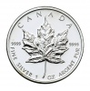 Kanada 5 Dollár 2007 1 UNCIA színezüst Maple Leaf