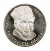 Németország ezüst 5 Márka 1977 J Carl Friedrich Gauss Proof