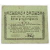 Rozsnyó 3 Pengő krajczárra Pénztári utalvány 1849 normál