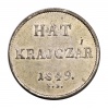 Szabadságharc 6 Krajcár 1849 N-B gVF